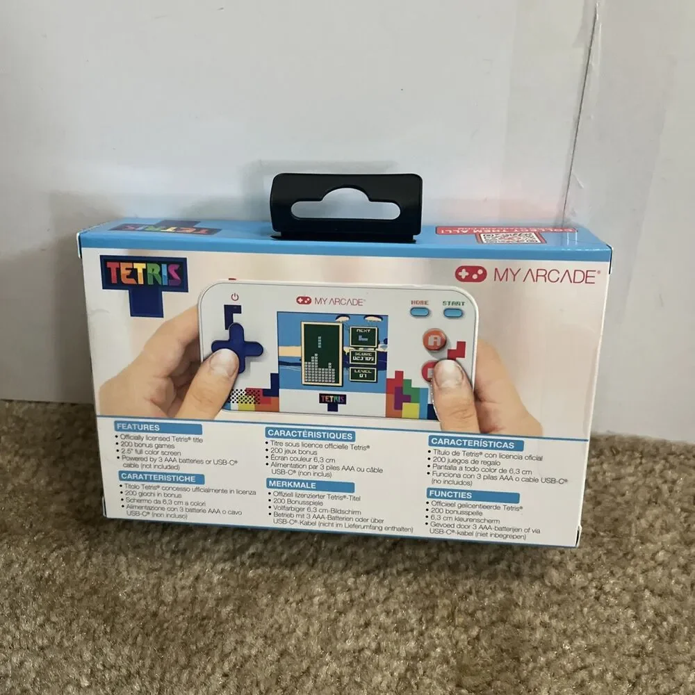 My Arcade Tetris Gamer V Portable Video Game System Handheld 201 Games 2.5